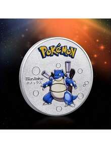 pokemon Monedas de metal de Pokémon, monedas de metal de Pikachu, Charizard, Mewtwo, Pikachu, tarjeta de colección de juego redonda de tarjetas de Pokémon, juguetes de anime - Multicolor - Ver 29