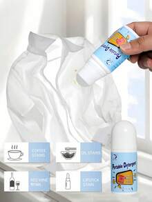 1pc/2pcs/3pcs 50ml Portable Stain Remover Roll-On, Strong Cleaning Pen, No-Rinse Quick Cleaning Liquid Roll-On Cleaner, Fabric Cleaning Tool - Multicolor - View 7
