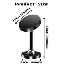 Metal Car Navigation Multifunctional Car Mount Strong Magnetic Anti-Slip Magnetic Phone Holder - Upgraded Version - View 3