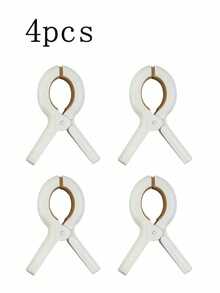 12/4件装防锈弹簧式重型沙滩巾夹 - 耐用塑料挂钩，强力防风夹，多用途晾衣绳夹，适用于衣物、毛巾和毯子，可用于晾衣绳、浴室和厨房收纳，弹簧式紧固件，结构坚固的晾衣工具；可夹住羽绒被、床单、毯子、厚窗帘、沙滩巾、躺椅套、羽绒服、外套、毛衣、毛巾、衣物、背包带等。 - 彩色 - 查看 12