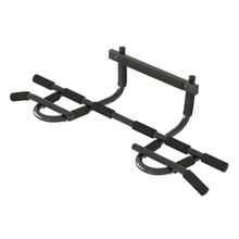 Everfit Pull Up Bar 104CM Doorway Chin Up Horizontal Bar Gym - màu đen - Xem 3