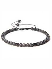 4mm Beaded Adjustable Bracelet, Natural Stone Yoga Handmade Bracelet For Women, Jewelry - Bracelet - View 15