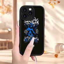 Estuche para teléfono con diseño de Angel Fire Compatible con estuches para teléfonos   17  17 Pro  16 Pro Max  15 Pro Max  14 y  13 Hecho de material de TPU de alta calidad, duradero, resistente a caídas y elegante Un regalo único para amigos, familiares y seres queridos, perfecto para cumpleaños, San Valentín y Año Nuevo - Negro - Ver 3
