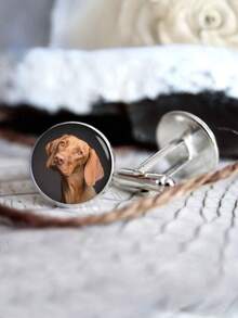 1 Cặp Khuy măng sét thiết kế riêng, Khuy măng sét đính đá quý, Khuy măng sét áo sơ mi nam, Khuy măng sét kiểu Pháp, Khuy măng sét họa tiết tùy chỉnh, Khuy măng sét chú rể, Khuy măng sét cha cô dâu, Thích hợp làm quà tặng Ngày Valentine, Đám cưới, Ngày của Cha, cho chồng, bạn trai. - Nhiều màu - Xem 7