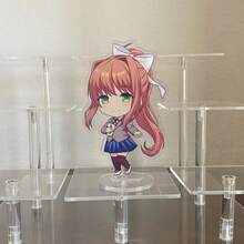 10cm Acrylic Standee Desk Decor Model Gift Of Cute Sayori, Natsuki, Yuri, Monika From Doki Doki Literature Club - Multicolor - View 4