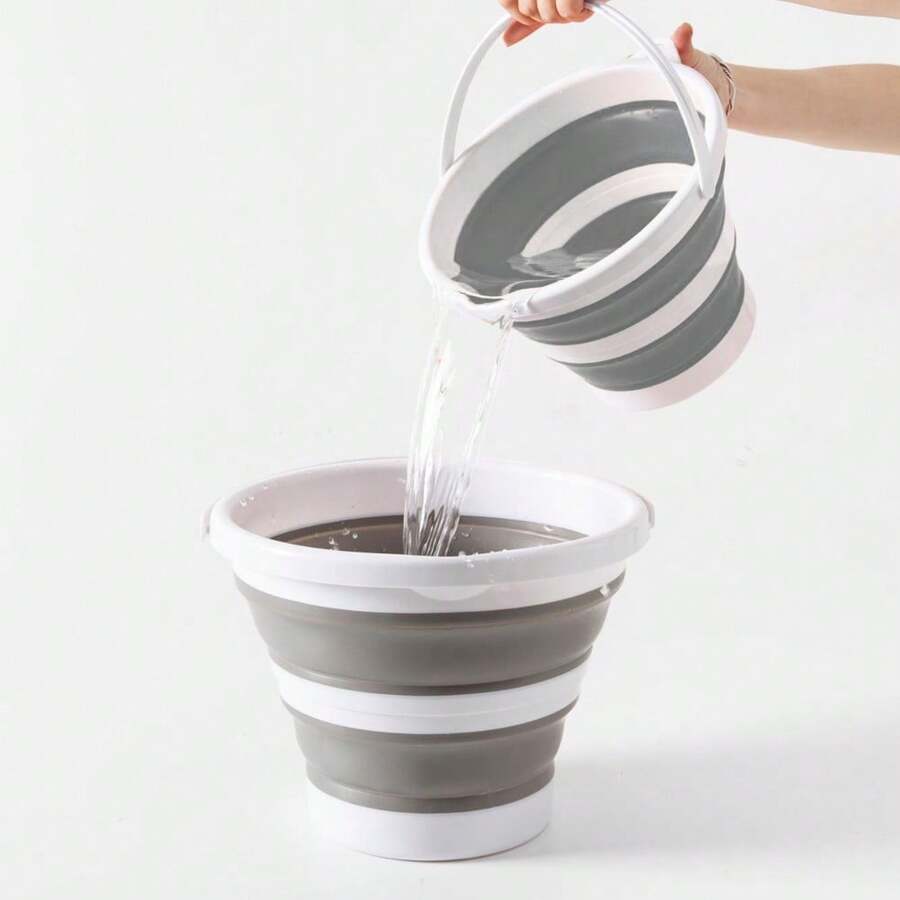 1 xô gấp gọn, xô gấp di động dùng để vệ sinh, câu cá, cắm trại, làm vườn, rửa xe. Xô gấp đa năng phù hợp cho phòng tắm gia đình, giặt giũ, nhà bếp, ngoài trời, xe RV. Di động, tiết kiệm không gian, bền và dễ vệ sinh.