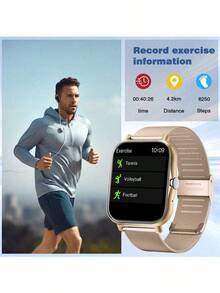 SIMSONLAB 2026 New Stylish Smart Watch For Men And Women, 1.83 Inch Full Touch HD Large Screen TFT Display, Wireless Talk, Fashion Sports Electronics Smart Watch, Camera Remote For Catch Enjoyable Moment, Ideal Gifts - Silver - View 4