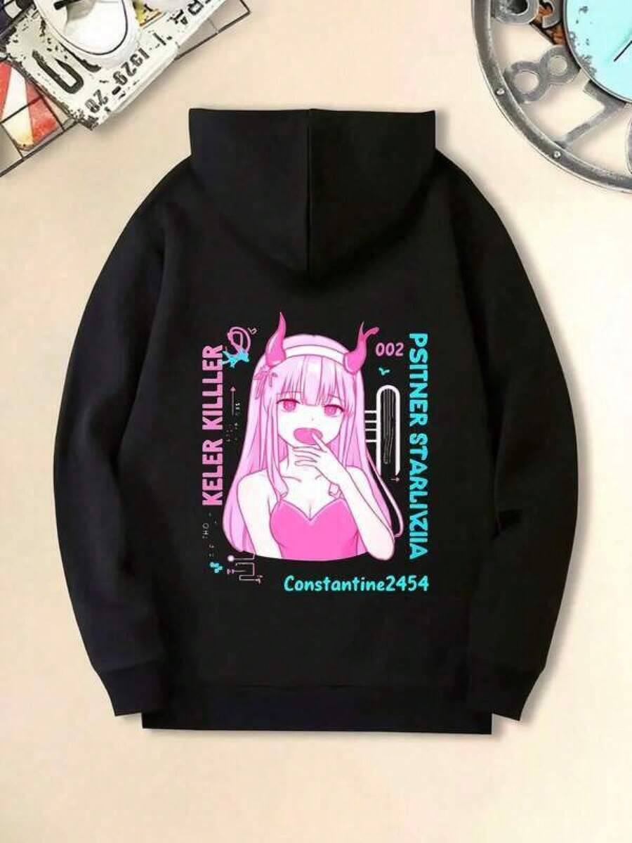 Men Outdoor Hoodies & Sweatshirts - Black - View 1