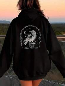 Men Outdoor Hoodies & Sweatshirts - Black - View 7