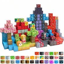 Conjunto Educativo STEM de Blocos de Construção Magnéticos - Construção 3D do Reino Secreto das Cerejeiras em Flor, Presente Criativo com Formas Coloridas, Ideal para Aniversários, Natal e Halloween de Meninos e Meninas a partir de 3 Anos - Multicolorido - Ver 8