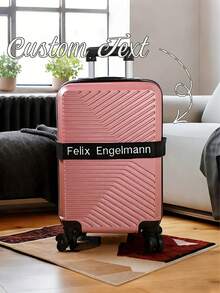 Personalized Luggage Strap, Customized Hook And Loop Luggage Strap, Customized Name Luggage Strap, Nylon Customized Embroidered Name Luggage Strap, Luggage Identifier, Luggage Strap, Luggage Belt, Luggage Bag Fabric, Gift For Her, Valentine's Day Gift, Ideal Gift For Him On Valentine's Day - Multicolor - View 7