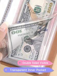 100个信封省钱挑战 - A5 省钱预算活页夹，内含现金信封，100天轻松有趣的省钱妙招，助您节省5050美元。现金信封挑战活页夹，适合家庭办公室使用。