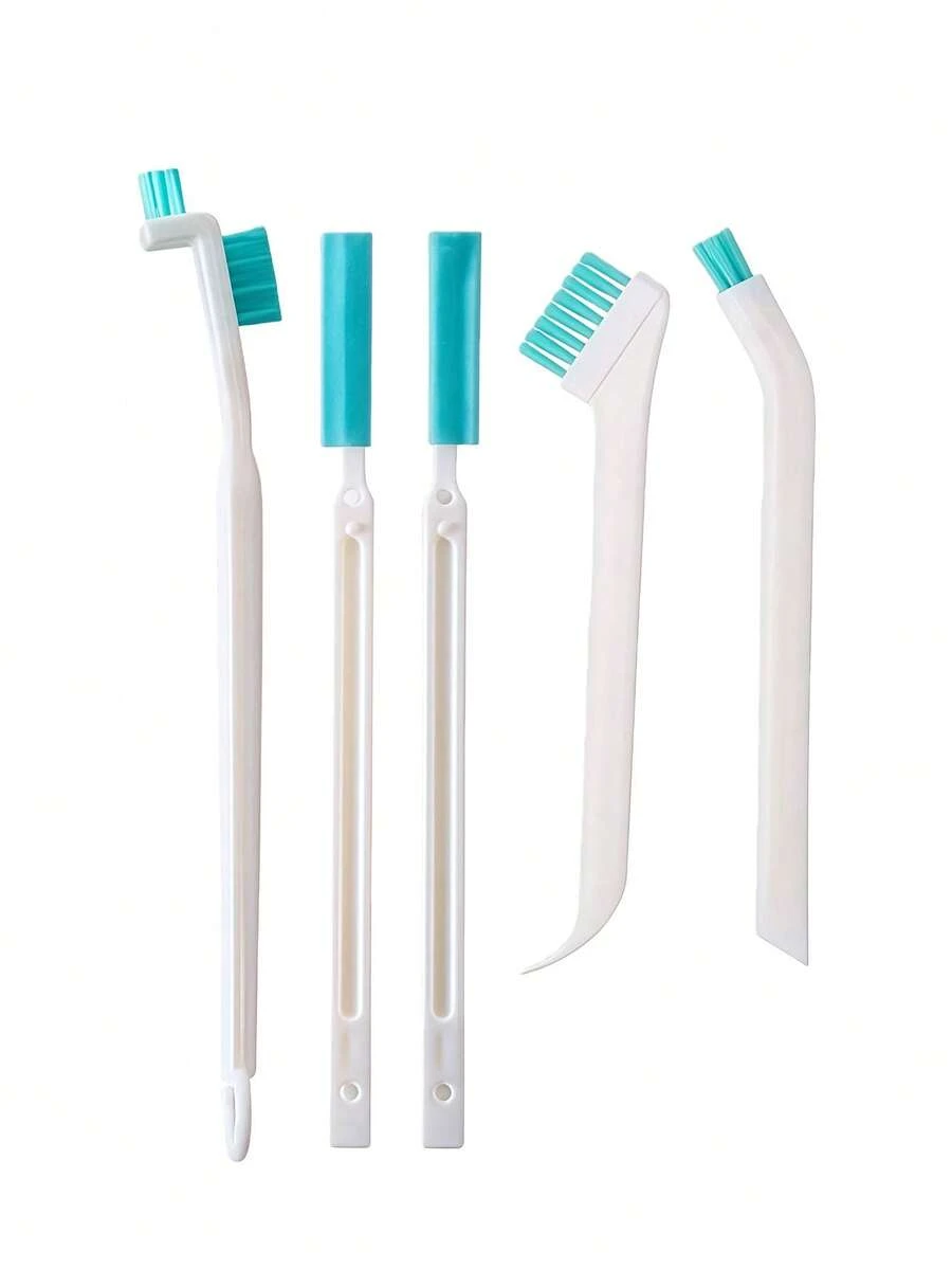 5支装婴儿奶瓶清洁刷，婴幼儿家用奶粉瓶小刷，婴儿奶瓶和水杯清洁刷，便携式婴儿奶瓶清洗刷 - 5pcs - 查看 1