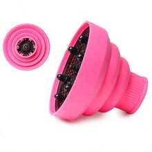 1pc Foldable Silicone Hair Diffuser, Travel Collapsible Curling Diffuser Attachment, Suitable For Curly Hair Women, Salon Or Home Use, Fits Most Blow Dryers With 2.36 Inch Nozzle Diameter - Multicolor - View 15