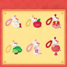 Miniso Sanrio Hello Kitty New Year Series Fragrance Blind Box,Festive Holiday Design, Long-Lasting Fragrance Ornament,Fantastic Holiday Birthday Gift, PVC Material(1 PC Random Delivery) - Multicolor - View 9