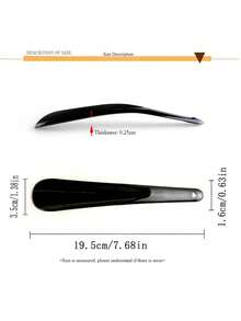 New Stylish Shoehorn For Men, Women, And Children, Hangable Type, Doesn't Require Bending Over. Travel Portable Shoehorn For Home Use, Convenient Tool For Putting On And Taking Off Shoes. Made Of Plastic With A Long Handle, Compact And Mini, Suitable For Pregnant Women. Helps Put On Shoes Without Using Hands, Hygienic, Convenient, And Allows Quick Wearing. - Multicolor - View 3