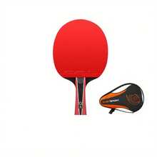 1支乒乓球拍，长/短柄可选，带球拍包