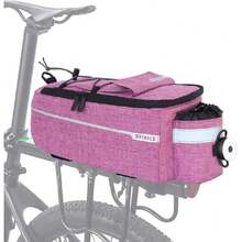 Bike Rear Rack Bag With Tail Light, Bike Truck Cooler Bag For Warm Or Cold Items,40293235 - Màu tím  Violet - Xem 1