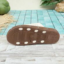 1 Pair Teenagers' Summer Indoor Slippers, Outdoor Beach Sandals - White - View 2