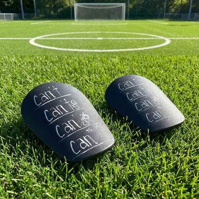 1 Pair Football Shin Guards, Comfortable Fit, Unique Size Design Suitable For Playing Football Or Other Sports