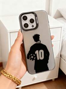 1件装时尚酷炫篮球运动员剪影图案手机壳，带独立按键，防震防滑黑色，兼容 17 PRO MAX、 16 pro max/16/16 pro/16 plus/15/15 pro max/15 pro/11/12/13/14 pro max/11 pro/11 pro max/12 pro/12 pro max/13 pro/13 pro max/14 pro/14 pro max，高端创意设计，也适用于S22 S23 S24 S25 Ultra、A13 A14 A15 A16 A53 A54 A55等。 - 彩色 - 查看 1