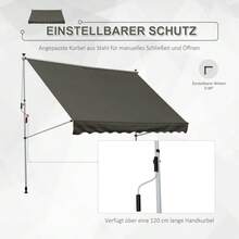 Outdoor Parasol, Stand And Base