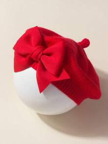 1pc Baby Beret Hat,Bowknot Beret Hat,Painter's Hat For Newborn Baby 1-3 Years Old,Cute Exquisite Accessories,Baby Girl Boy Clothes,Soft,Breathable,Comfortable,Spring/Autumn Collection,Baby Spring Hair Accessories,Toddler Hair Accessories,Little Girl Spring Outfits,Suitable For Both Home And Outing,Baby Gifts,Suitable For Tourism Photography, Holiday Parties - Multicolor - View 11