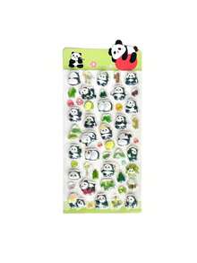 3D Cartoon Animal Embossed Stickers, Luminous Sticker Decals - Multicolor - View 3