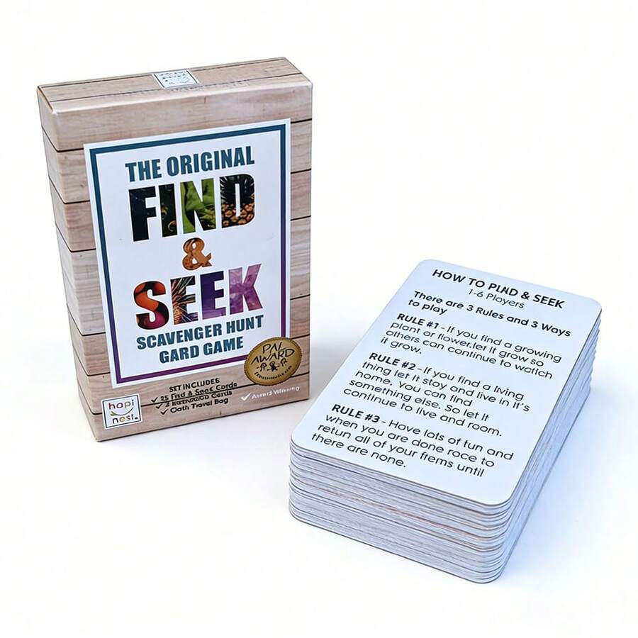 Premium Scavenger Hunt Card Game (Ages 14+) – Unique Photo & Task Challenges To Spice Up Birthdays & Hangouts - Multicolor - View 1
