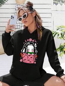 Men Outdoor Hoodies & Sweatshirts - Black - View 7