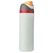 Owa Laa Beige Large Capacity Stainless Steel Water Bottle,24oz/710ml,With A Straw,Exquisite Appearance,Keeps Drinks Hot Or Cold,Can Hold Iced Drinks And Water,Suitable For Leisure,Work,Sports,Indoors And Outdoors,Suitable For Students And Office Workers,As A Gift - 米色 - 查看 2