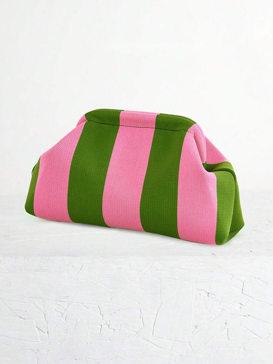 Túi xách nữ họa tiết mây sọc, túi cầm tay cỡ lớn có khóa kéo, nhẹ và có thể gấp gọn, thích hợp cho công việc hàng ngày, trang điểm, dự tiệc, du lịch và các sự kiện buổi tối, quà tặng cho bạn bè, quà tặng ngày Valentine.