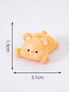 1pc Cute Animal Sculpture Desktop Decor, Mini Desk Decoration For Computer Monitor, Small Healing Animal Figurine, Adorable & Fun, Suitable For Home Or Car Decor, Also As Back To School Small Gift, Home Decor Accessory - Multicolor - View 12