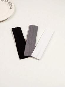 3pcs Set Sport Yoga Hairband, Suitable For Daily Wear, School Stuff, College, Headbands Fall Winter Hair Band Hair Accessories For Women For Vacation Outfits Woman Elegant Scarf Women Bandanas Soft Headwrap,Hair Accerssories,Headbands For Women,Clothes,Mardii Gras,Valentine's Day,Travel Essential,Pink,Workout Sweat Headband,Gym Hair Accessory,Fall Winter Hair Band,Vacation Hair Accessory,School Daily Headband,Solid Color Hair Band,Versatile Women Headband,Elegant Sports Headband,Valentine Gift Headband,Travel Hair Accessory - Nhiều màu - Xem 2