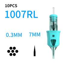 10pcs/Box Newest High Professional Spark Tattoo Needle Cartridges - Blue - View 17