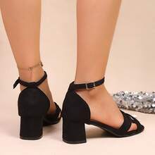 Bow Tie Contrast Color Sports Fabric Buckle Criss-Cross Strap, Suitable For Office And Home, Spring/Summer - Black - View 4