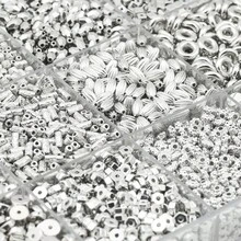 2/10/20/30/40/50/100颗电镀CCB珠子，多种形状可选，珠宝制作DIY项链手链耳环配件，隔珠，手工串珠材料，手机吊坠，复古不对称电镀隔珠 - diy - 查看 4