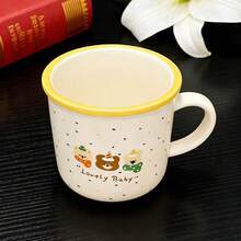 景德镇高温陶瓷杯，大容量骨瓷纯白茶杯、咖啡杯、水杯 - 彩色 - 查看 2