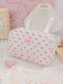 1个花卉绗缝婴儿车挂包，大容量妈妈包，便携式尿布包，行李挂包，床头挂包，化妆包，户外单肩包，奶瓶婴儿车配件，婴儿车挂包，多功能尿布盒带湿巾收纳功能，旅行必备，邮轮必备，宿舍必备，送给女性的礼物，生日礼物，母亲节礼物，伴娘礼物，圣诞礼物，新年礼物，情人节礼物 - 彩色 - 查看 14