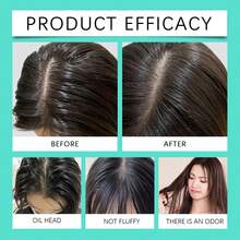 1 Frasco (8.5g) Polvo Seco para Cabello Voluminizador, Limpieza Seca y Control de Grasa, Crea Cabello Fluffy Sin Lavado, Ideal para Uso Diario - polvo esponjoso - Ver 6