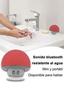 Mini Mushroom Bluetooth Speaker USB Rechargeable Waterproof - 2 Pieces - View 2