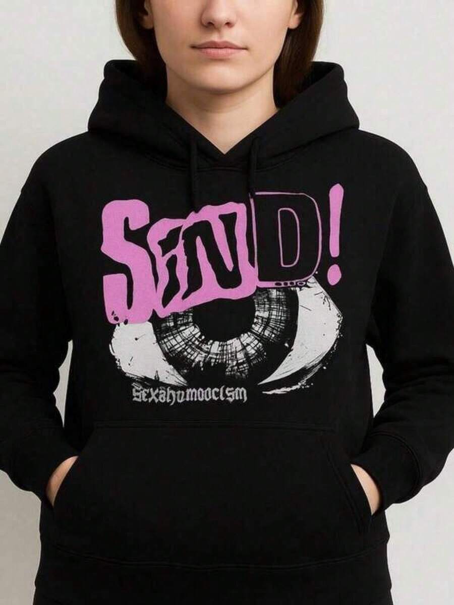 Men Outdoor Hoodies & Sweatshirts - Black - View 1