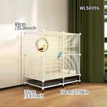 Large Size Easy Install Bird Cage, Parrot Cage For Cockatiel, Macaw, Parakeet, Luxury Villa With Tray For Indoor Home Use - Assembled Version - View 5