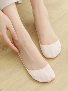 5 Pairs Of Summer Women's Ultra-Thin Fashionable Cool Slim Strap Non Strangling Dry Breathable Invisible Boat Socks