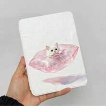 Cute Cat Pattern Dual-Sided Printed Protective Case Compatible With Kindle Paperwhite 5th/6th/7th, Paperwhite 10th/11th/12th, Kindle (Colorsoft)/10th/11th/12th And Other Popular Models, Portable And Fashionable, Kindle Accessories/Kindle Cover - Multicolor - View 10