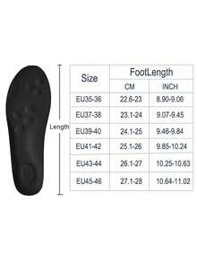 High Elastic Latex Insoles, Shock Absorbing, Arch Support, Breathable Sports Shoe Inserts, Back To School Supplies, Women's Shoes & Boots Accessories, Suitable For Outdoor, Sports, Travel, Home, Office, School And Other Occasions,Shoe,Spring Summer Picks,Brides Maid Gifts,Room,Bedroom Deccor,Bedroom Deccor,Beach,Travel,For Men,For Women,Vacation - Black - View 6