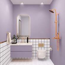 1 Roll Macaron Style Solid Color Peel And Stick Wallpaper, Textured Fashionable Self-Adhesive Contact Paper, Waterproof, Oil/Heat Resistant PET Aluminum Foil, Removable And Reusable Wall Decals In Multiple Colors, Easy To Install For Kitchen, Bedroom, Living Room, Dorm, No Damage - Multicolor - View 27