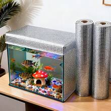 1 件装全天候宠物笼垫 - 15.74 英寸 x 118.11 英寸，双层加厚，易于裁剪，铝箔内衬，冬季保暖防风，户外宠物屋，安装简便，适用于猫、狗、鱼、植物、鸟类 - 室内外均可使用，多种尺寸可选 - 彩色 - 查看 3