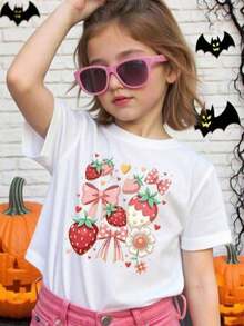Children's And Teenagers' Pure Cotton T-Shirts Children's Holiday Cotton Shirts,Boys' Chicago Graphic-Shirt - Navy Blue With Bold BEAR Chicago Print & Bear Design, Loose Fit Casual Sporty Style, Medium Stretch Soft Fabric, Game Day Outfits, Summer Casual Wear, Shirt, Comfortable Fit Shirt Easy To Match, Allowing You To Showcase Your Style. - 白色 3 - 查看 1