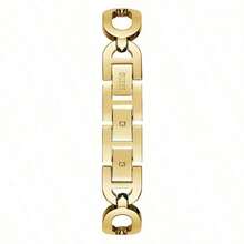 Guess 女士石英表，不锈钢材质，镶嵌钻石，优雅时尚，圆形表盘，不锈钢表带，金色表盘，女士腕表，适合日常佩戴，生日、周年纪念日、情人节礼物 GW0759L2 - 金色 - 查看 5